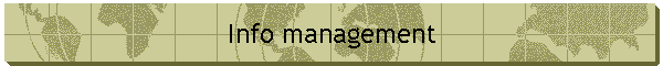 Info management